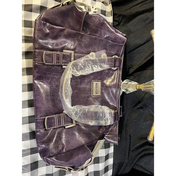 NWT TOTE/LAPTOP PURPLE KENNETH COLE REACTION BAG‎ MSRP $109 (2256) - Picture 4 of 11